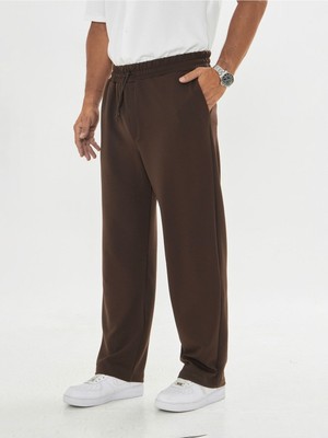 Zinox Erkek Baggy Krep Kumaş Bağcıklı Pantolon