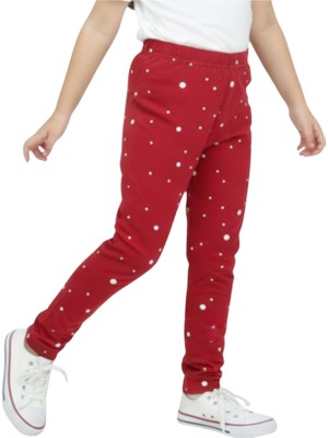 Crassi Kız Çocuk Noellik Tayt 2 Iplik Şardonlu Baskılı