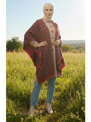 Panço Omuz Şal 2070-01 Kırmızı