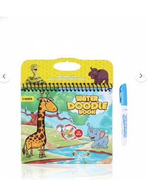 Lunitoys Orman Diyarı Water Painting - Sihirli Özel Kalem ile Boyama Kitabı