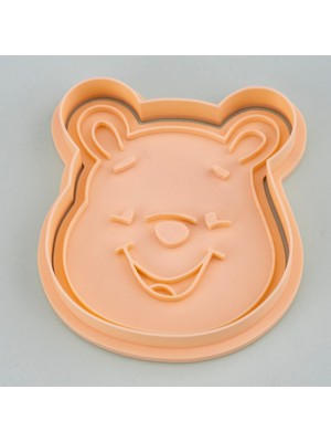 Flexilab Creative Rapithwin Winnie The Pooh Kurabiye Kalıbı – 3D Baskı Dayanıklı Pla Plastik, Fondan ve Şeker Hamuru Kesici