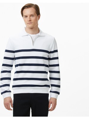 Nautica Erkek Beyaz Regular Fit Uzun Kollu Triko K57023T.1BW