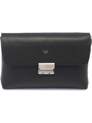 Tergan Siyah Hakiki Deri Erkek Portföy Çantası - S1PC00021523-A6F