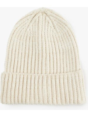 Koton Basic Katlı Kırçıllı Örgü Bere