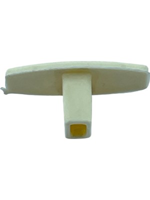 MorPerde Stor Perde Etek Kare Arkalı Krem Çıta Tıpası SPY008