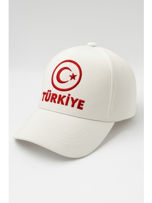 Verahed Türkiye Ay Yıldız Nakışlı Şapka – Unisex Ayarlanabilir Spor & Günlük Şapka