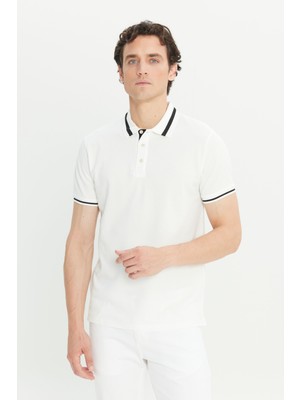 Altınyıldız Classics %100 Pamuk Slim Fit Dar Kesim Polo Yaka Tişört