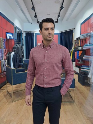 Nobility Erkek %100 Keten Gömlek