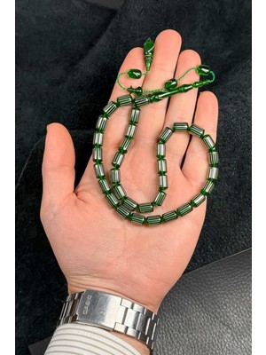 Tesbihkenti Kapsül Yoğun Nokta Gümüş Işleme Ateş Kehribar Tesbih