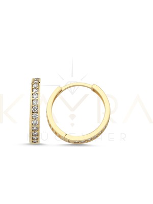 Kayra Mücevher Altın Halka Küpe AHK86