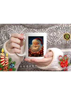 Willow Store Merry Christmas ,noel Temalı Porselen Kupa Bardak,yılbaşı,merry Christmas,hediyelik 64