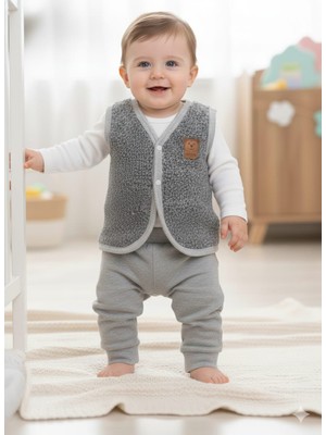 Ayyıldız Baby Laura Baby Erkek Bebek Çocuk Welsoft Peluş Yelek