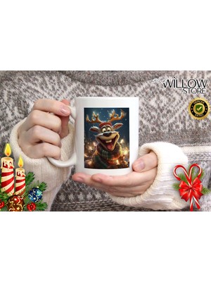 Willow Store Merry Christmas ,noel Temalı Porselen Kupa Bardak,yılbaşı,merry Christmas,hediyelik 69