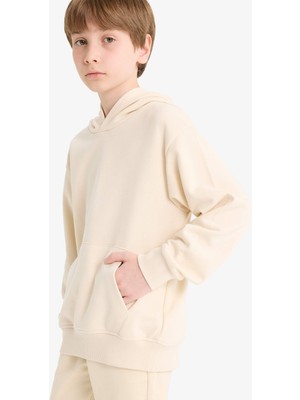 Defacto Erkek Çocuk  Sweat E9558A8/ER103 Ecru