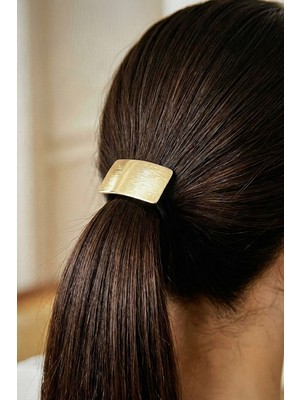 Modex Çizgi Detaylı Dikdörtgen Lastik Toka (En:2,5cm Boy:4,5