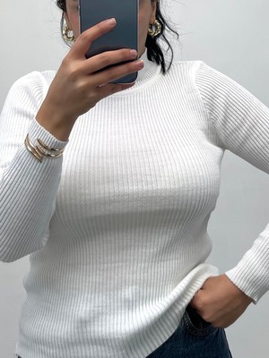 Nisum Yarım Balıkçı Triko Kazak