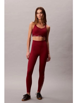 Calvin Klein Tam Boy Kadın Kırmızı Tayt  LVGWS5L612-AF8