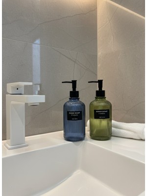 Rooc Home 2’li Cam Sıvı El Sabunluk Seti – 500 ml