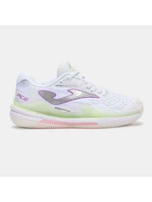 Joma TACELW2502C Ace Lady Kadın Beyaz Tenis Ayakkabı Kauçuk Taban Hafif ve Esnek Yapı