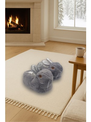 Livona Store Yetişkin Peluş Tavşan Panduf – Ultra Yumuşak, Sıcak Tutucu, 36-38 / 38-40 Numara