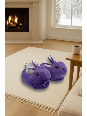 Livona Store Yetişkin Peluş Tavşan Panduf – Ultra Yumuşak, Sıcak Tutucu, 36-38 / 38-40 Numara