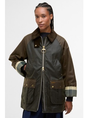 Barbour Kettlewell Yağlı Ceket OL99 Archive Olive-Beech-Ancient