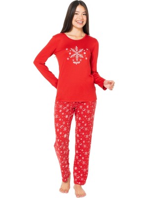 Us Polo Kadın Uzun Kol Pijama Takım 20151