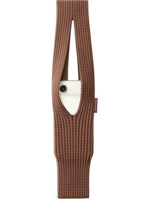 Awei Tüm Telefonlarla Uyumlu iPhone Pocket Issey Mıyake Örgü Çapraz Telefon Çantası Askısı 80CM