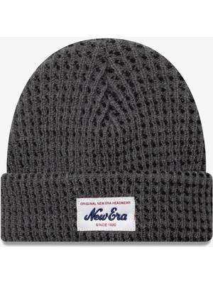 New Era Short Waffle Skull Unisex Gri Bere.-