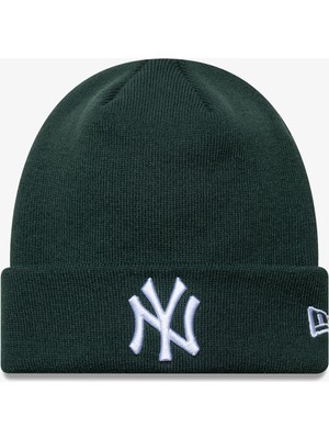 New Era New York Yankees Mlb League Essential Unisex Yeşil Bere.-