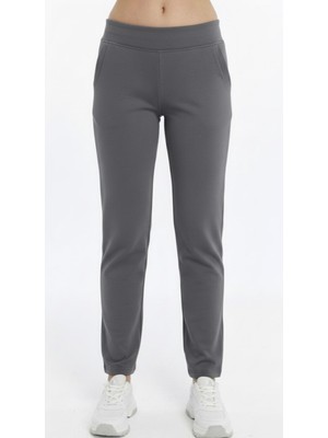 Axxel Kadın Füme Eşofman Altı Cepli Kemer Içi GARNILI-P493