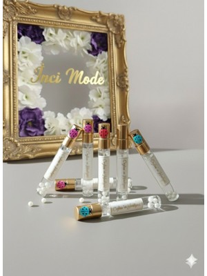 İnci Mode Kişiye Özel Dügün,nişan,kına,6 Ay Kınası,söz Özel Gün Dağıtmalık Toptan Gold Parfüm Şisesi Hazır 10 Adet