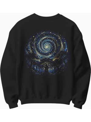 Yıldızlı Gece Temalı Sweatshirt