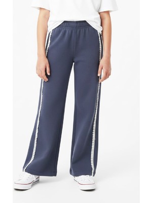 Modanino Kız Çocuk Eşofman Alt -3 Iplik Diyagonal Kumaş- 6-14 Yaş 12460