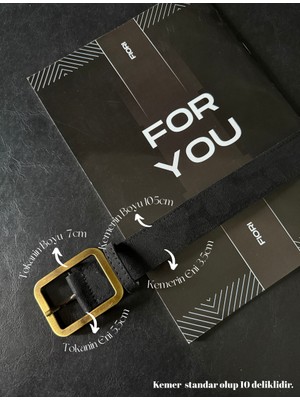 Fiori Süet Antik Tokalı Kadın Pantolon Kemeri, Ceket Kemeri, Elbise Kemeri, Gömlek Kemeri