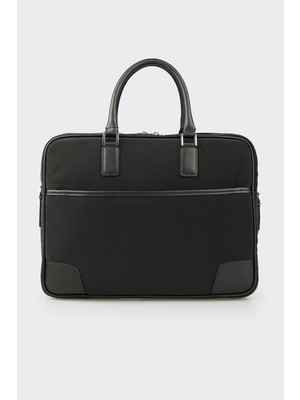 Elle Siyah Erkek El Çantası