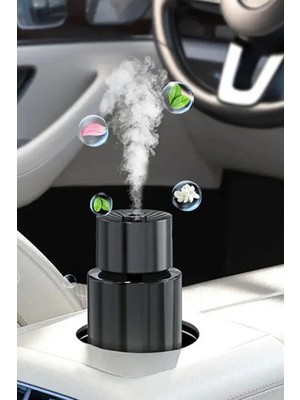 Exenar Şarjlı Otomatik Araç ve Ofis Içi Buharlı Nemlendirici Koku Difüzörü Yıldız Efektli Atomizasyonlu