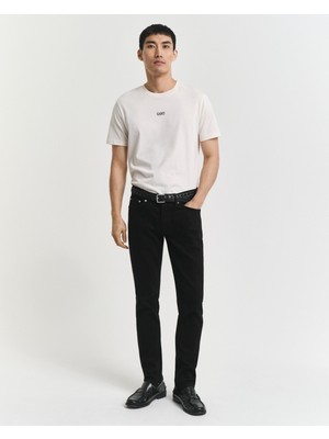 Gant Erkek Siyah Slim Fit Stay Black Jean 1000405.5