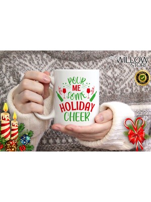 Willow Store Merry Christmas ,noel Temalı Porselen Kupa Bardak,yılbaşı,merry Christmas,hediyelik 84