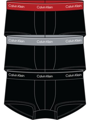 Calvin Klein Erkek Marka Logolu Elastik Bantlı Günlük Kullanıma Uygun Siyah4 Boxer LV00NB4389 0AZ