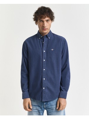 Gant Erkek Mavi Regular Fit Düğmeli Gömlek 3250351.472