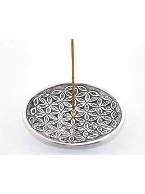 Alvo Store Buğz Metal Yuvarlak Tütsülük Model 7