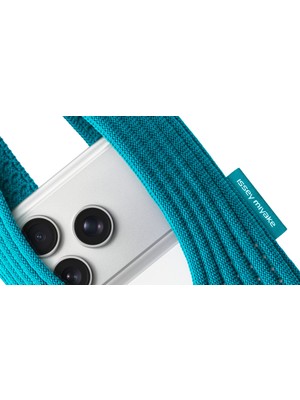 Awei Tüm Telefonlarla Uyumlu iPhone Pocket Issey Mıyake Örgü Telefon Çantası Askısı 40CM