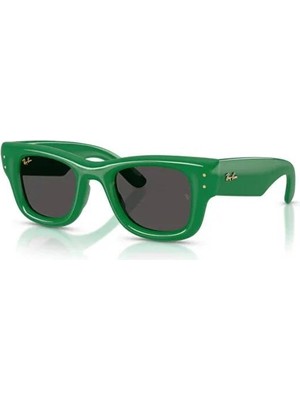 Ray-Ban Wayfarer Puffer Rb 4940 Col 6834/87 Güneş Gözlüğü 50-23-150 Yeşil Kemik Çerçeve ile Şık Tasarım