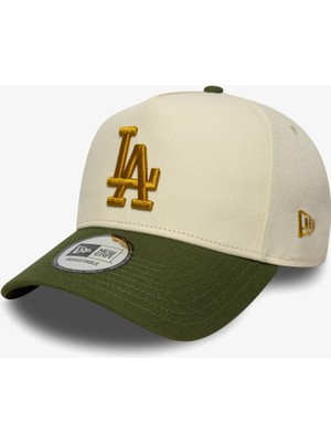 New Era La Dodgers Mlb World Series Patch Unisex Krem Şapka.-
