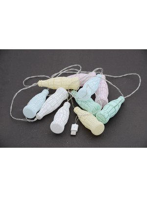 Aspata Store Buğz Şişe LED Işık Gece Lambası 215 cm