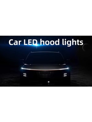 Mk Express Volkswagen Tiguan Uyumlu  Izgara Üstü Kaput Ledi,gündüz Ledi Silikon 150CM Beyaz