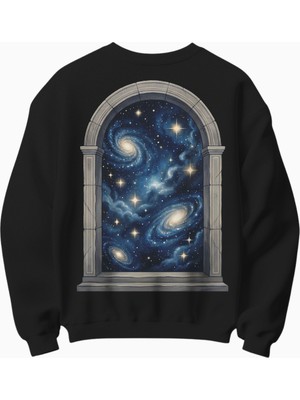 Yıldızlı Gece Temalı Sweatshirt