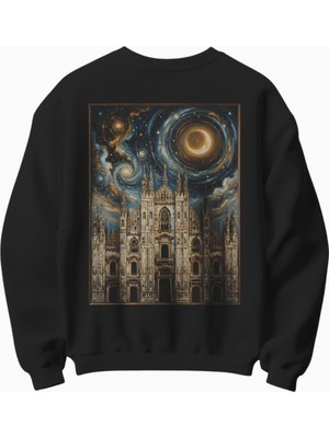 Yıldızlı Gece Temalı Sweatshirt