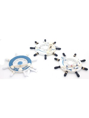 Aspata Store Buğz Ahşap Marin Duvara Asmalı Dümen